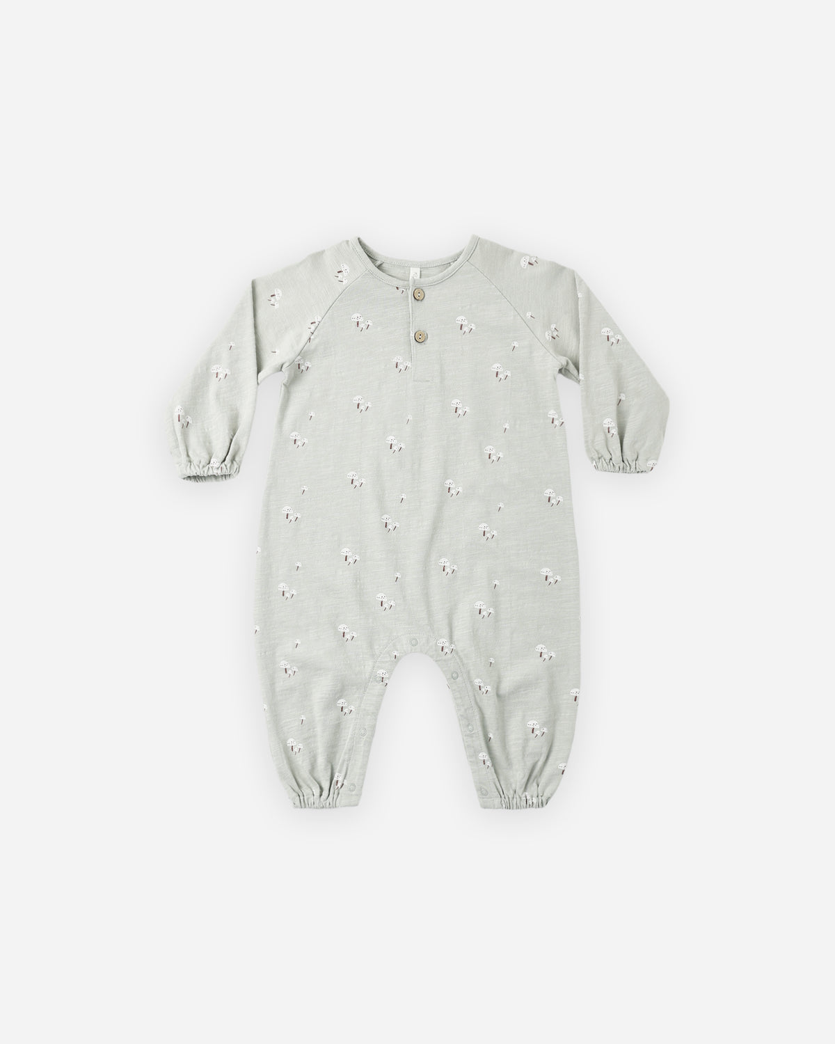 Henley Jumpsuit in Mushrooms