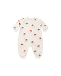 raglan jumpsuit in santa