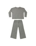 cozy rib knit set in evergreen