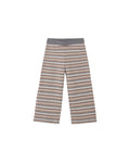 knit wide leg pant multi stripe