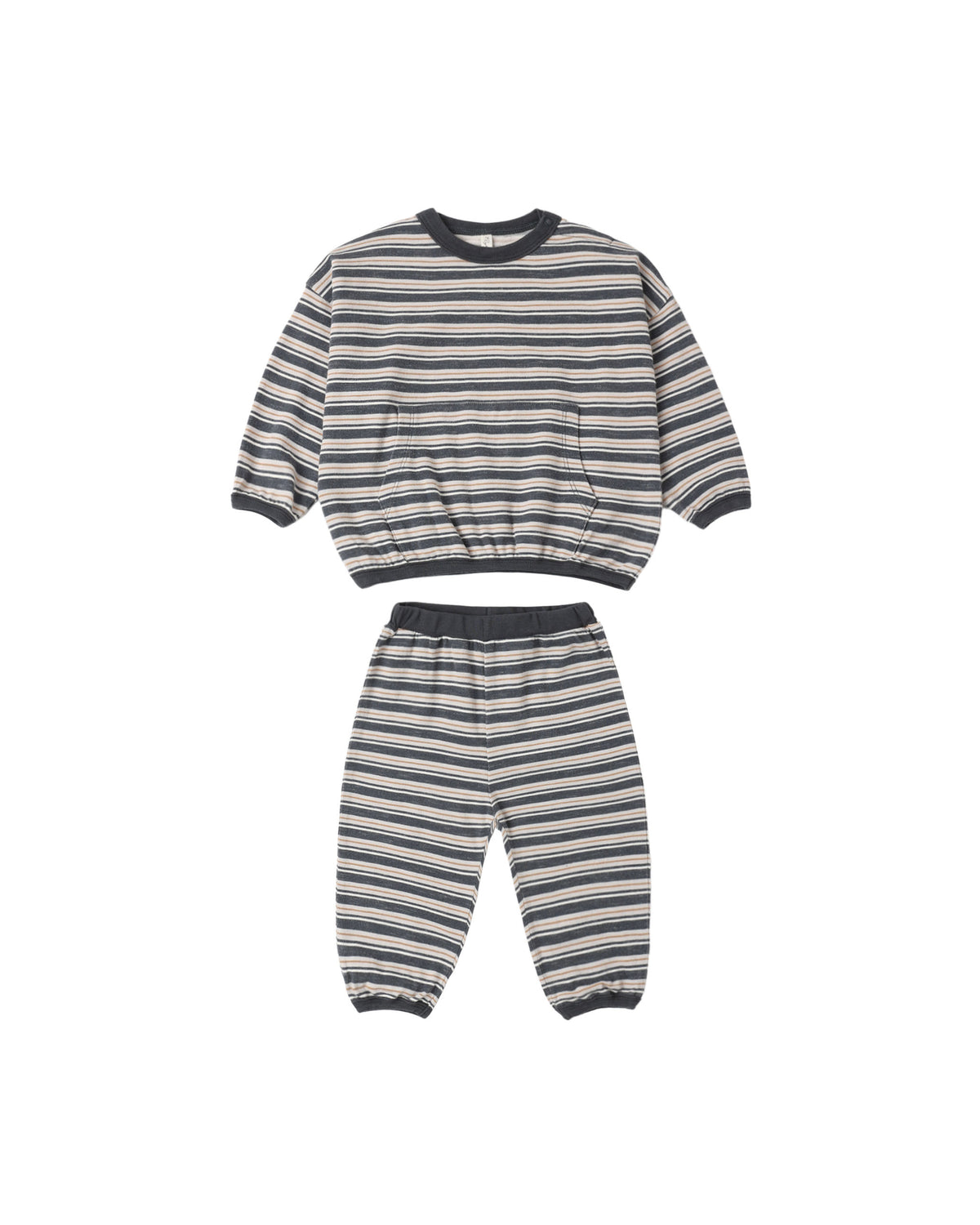 relaxed set in blue stripe