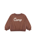 oversized sweatshirt in camp