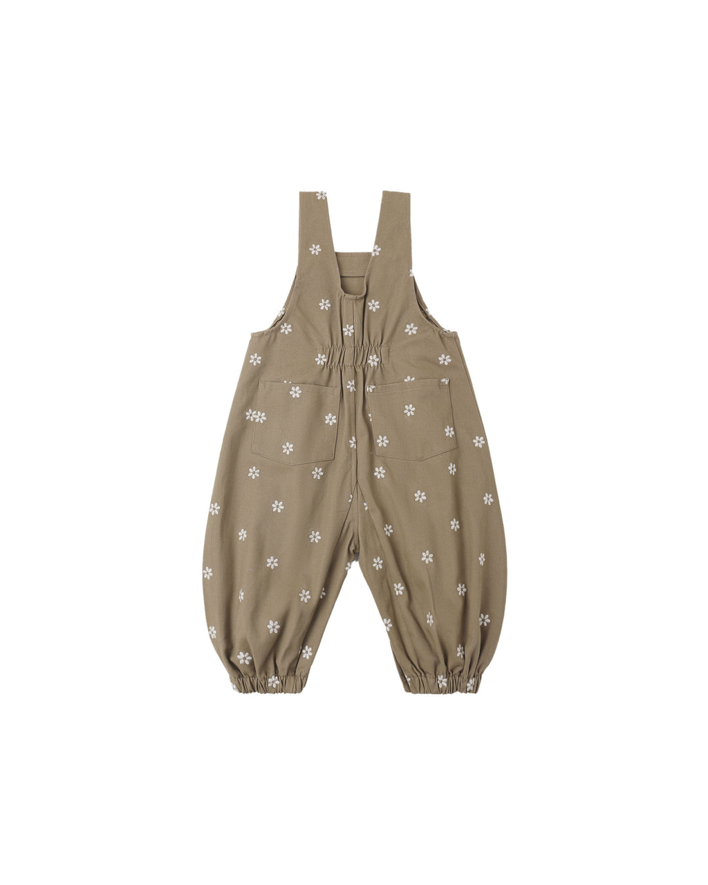 vintage overall embroidered daisies
