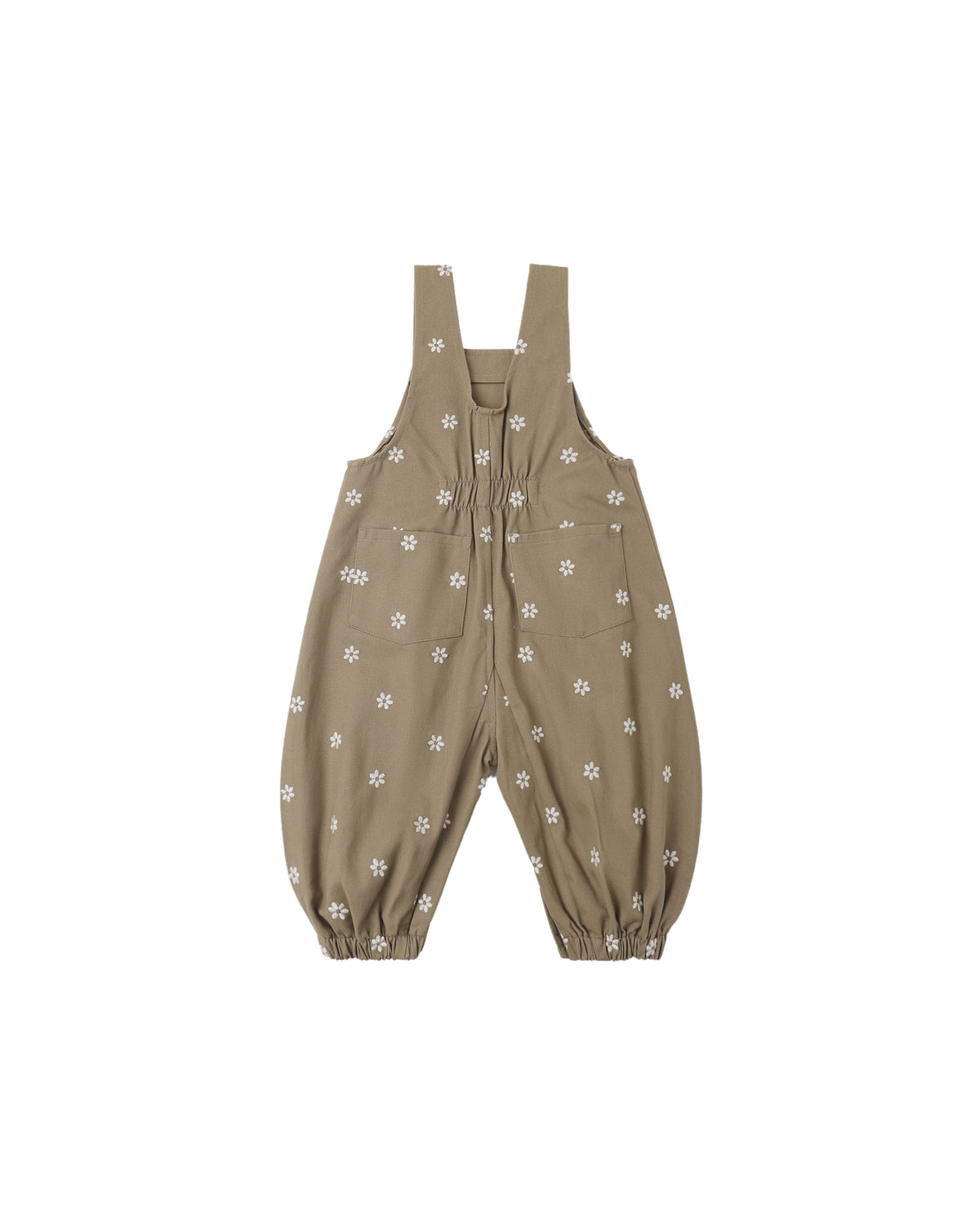 vintage overall embroidered daisies