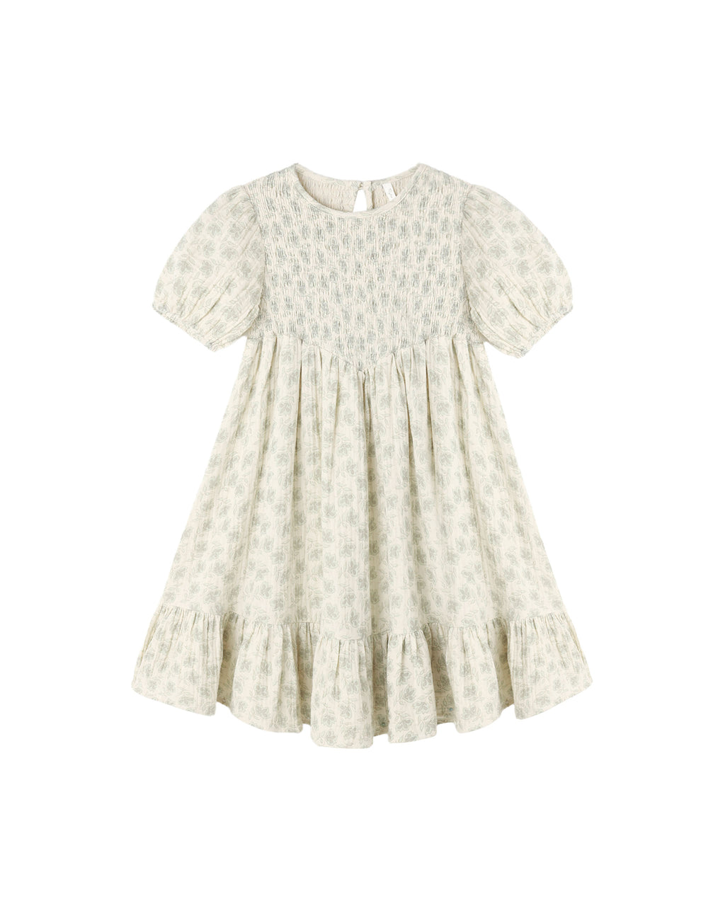 Lydia dress in green iris
