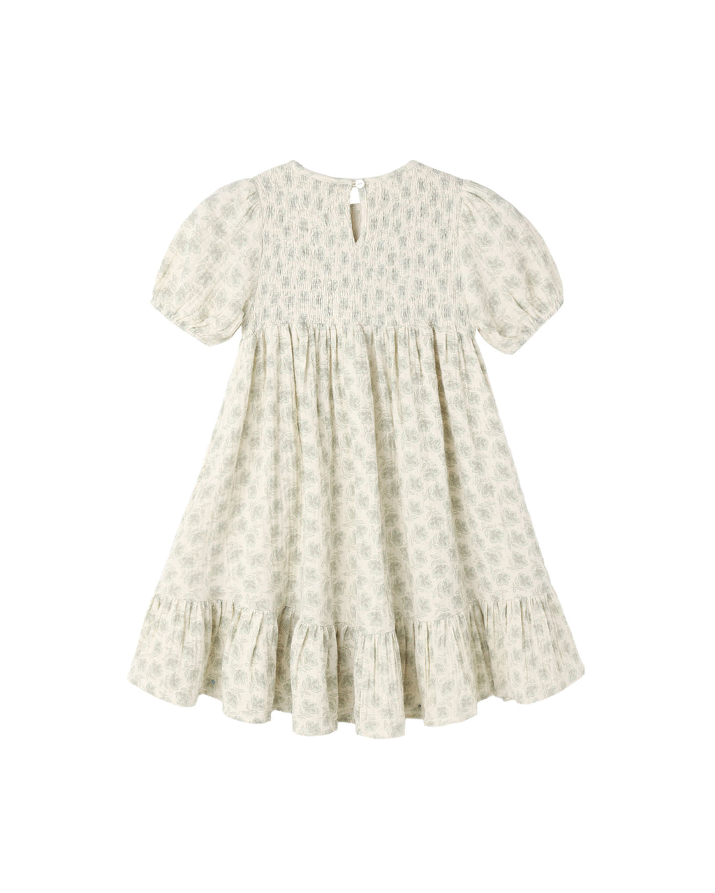 Lydia dress in green iris