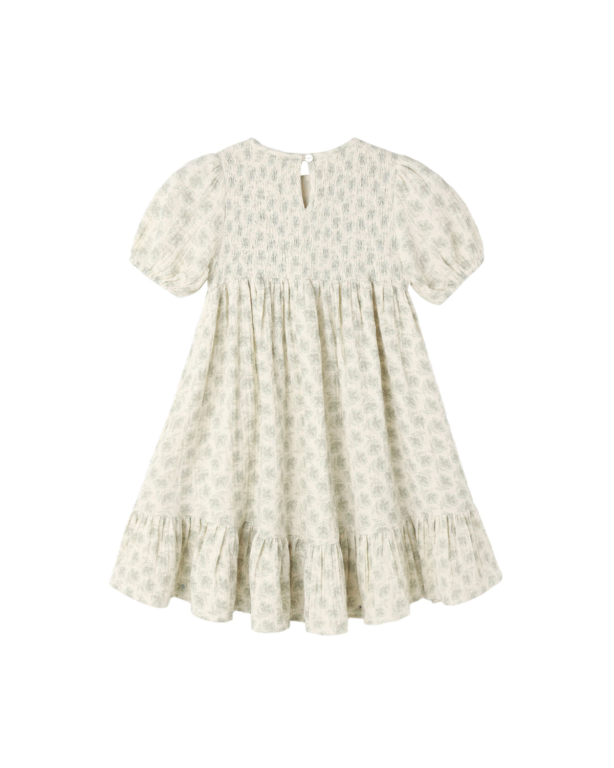 Lydia dress in green iris