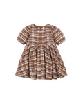 rose dress in aspen plaid