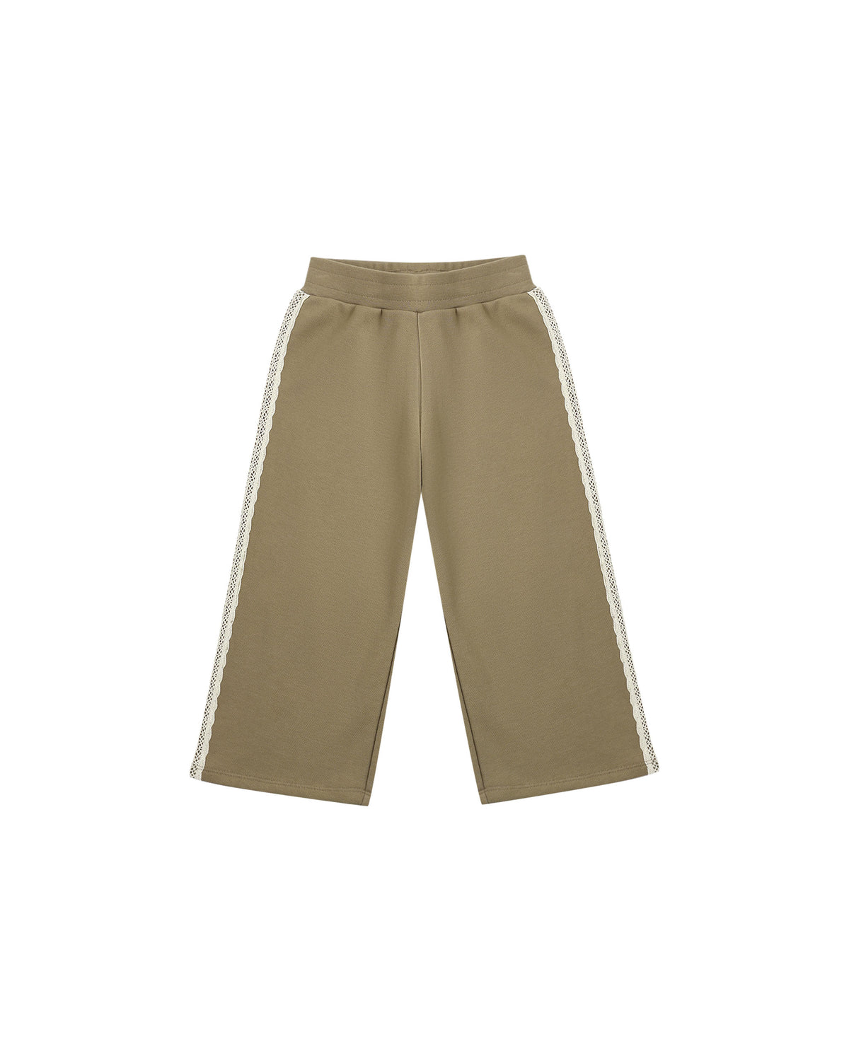 Wide Leg Sweatpants in Olive