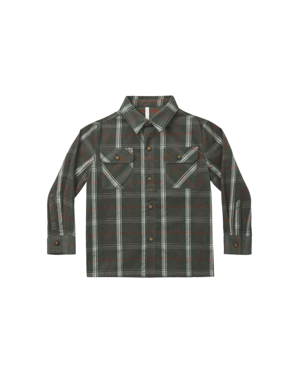 Pocket Flannel Shirt in Holiday Plaid