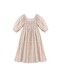 della dress in floral stripe