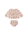 Sophia top + bloomer set in bouquet