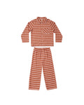 long sleeve pajamas in ruby plaid