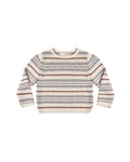Jacques sweater in dusty blue stripe