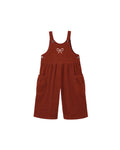 wide leg overall in ruby