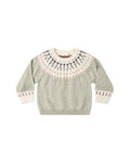 Fair Isle Sweater in Sage