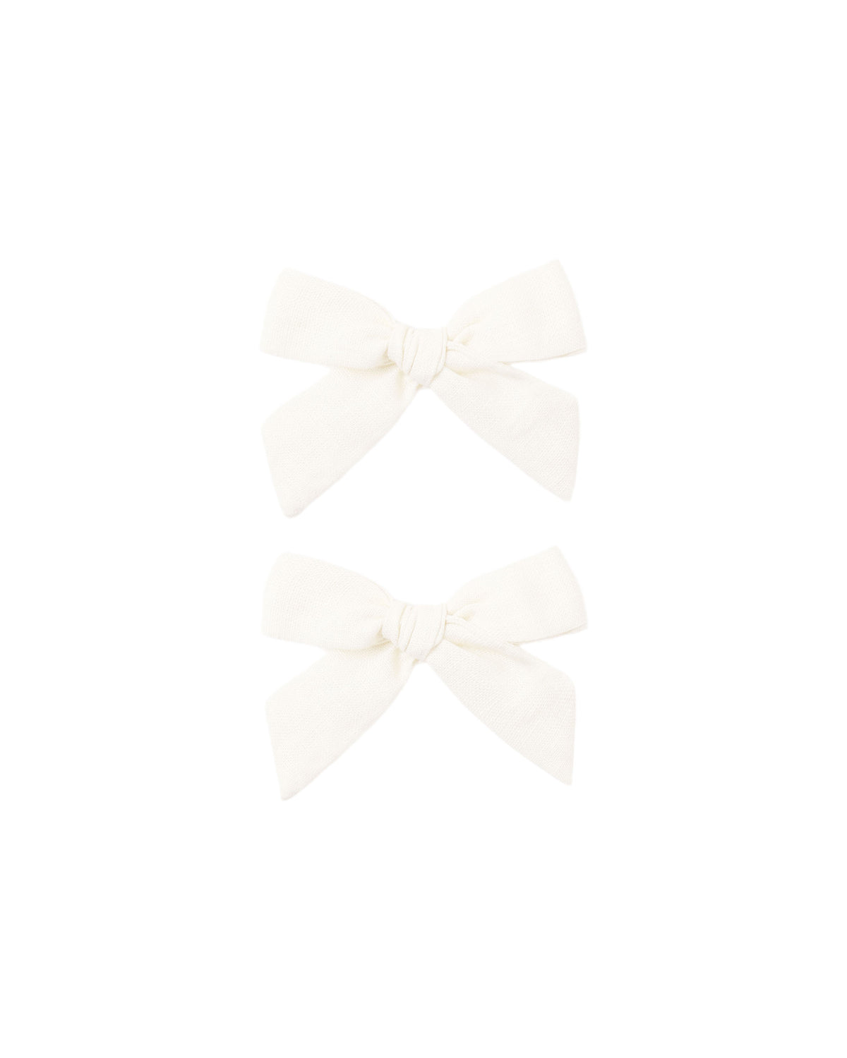 bows set of 2 in ivory