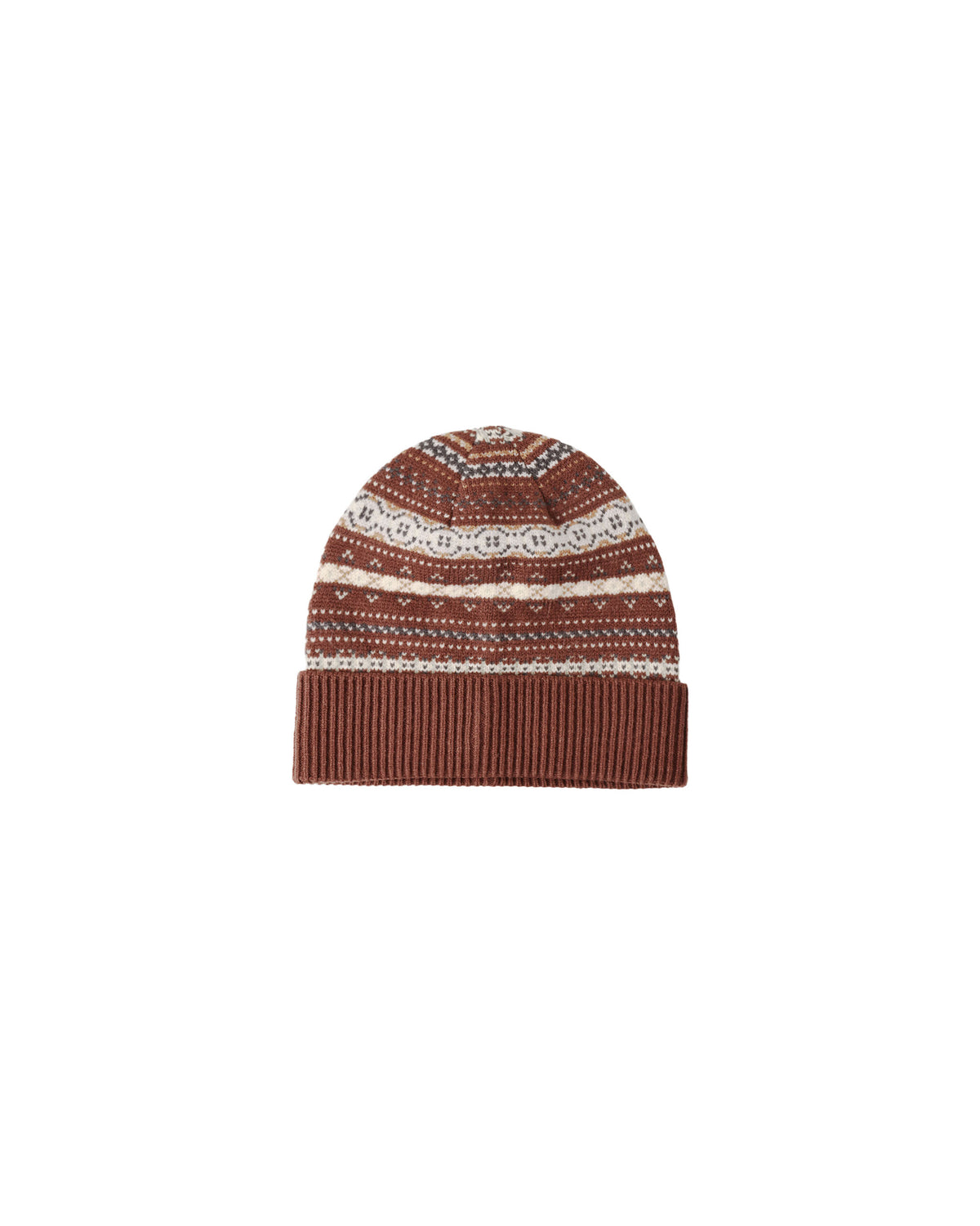beanie in multi stripe