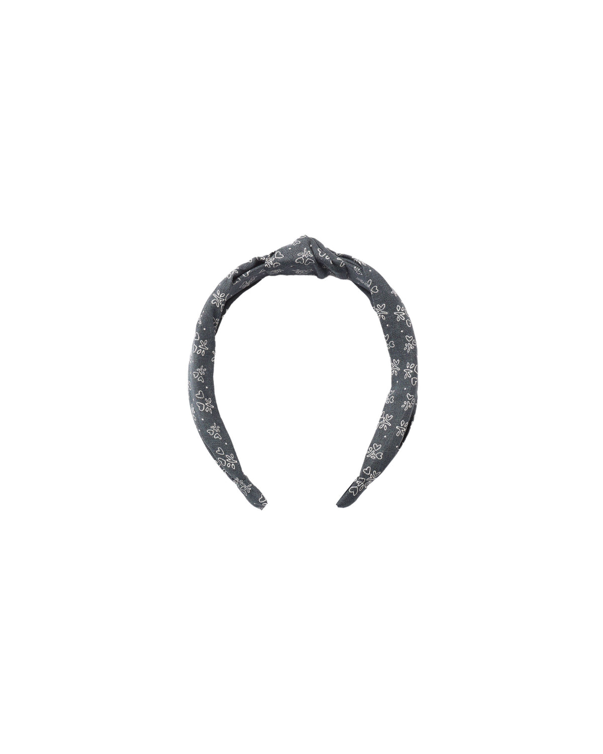 knotted headband in heart ditsy