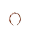 knotted headband in brick