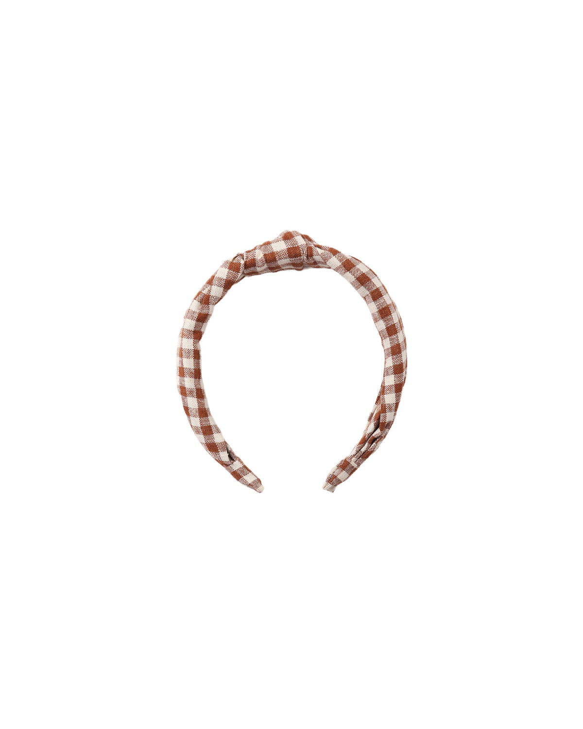 knotted headband in brick