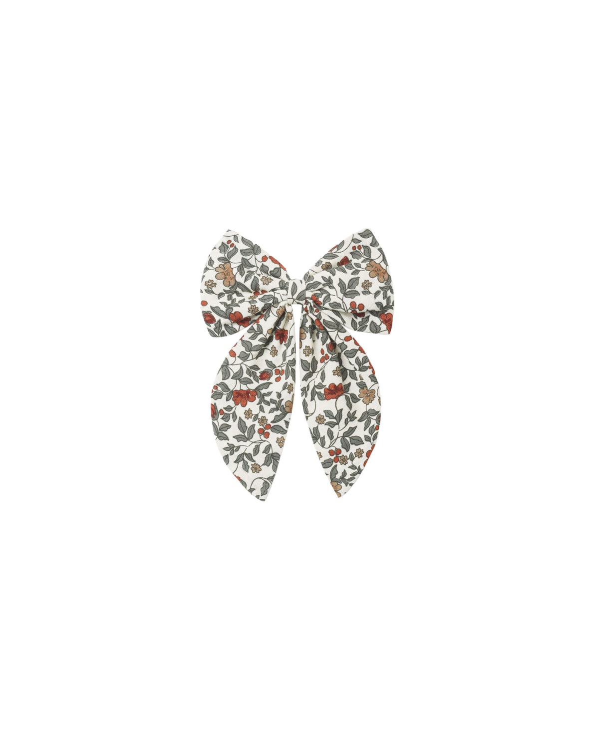 oversized bow in holiday floral
