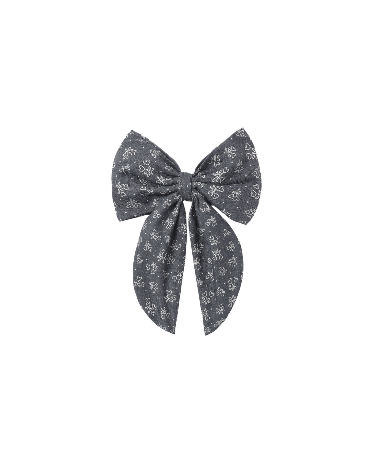 oversized bow, in heart ditsy
