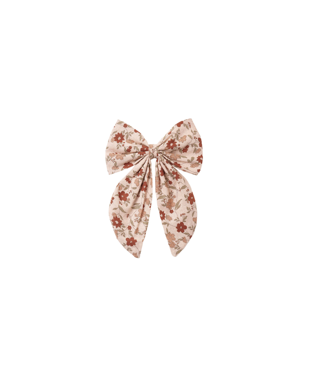 oversized bow in pink floral