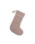 christmas stocking in holiday gingham