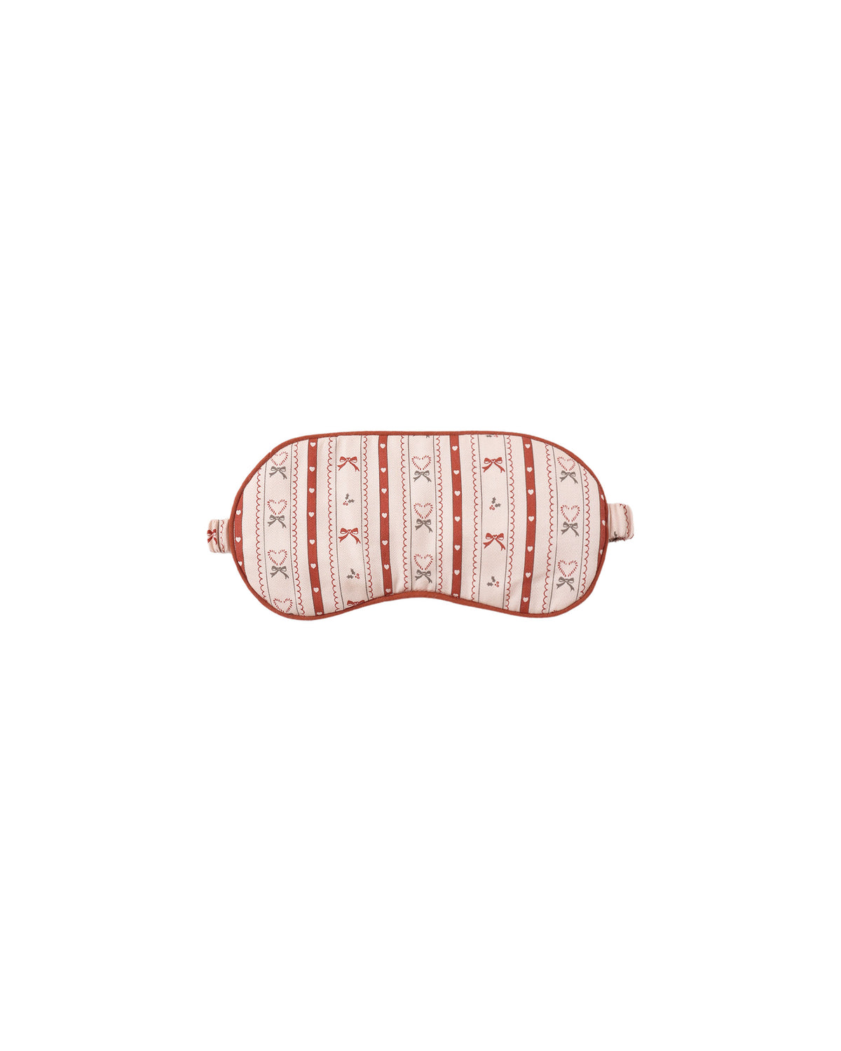 sleep mask in candy cane lane