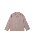 men's pajama top in holiday gingham