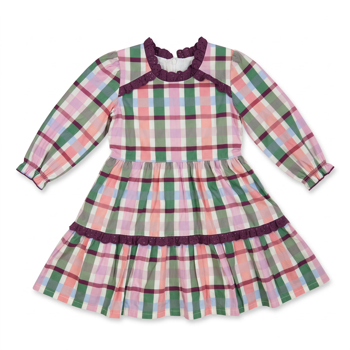 Scarlett Dress - Autumn Plaid