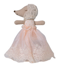 Baby Mouse in Gown - powder