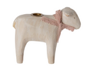 Candle Holder, lamb in rose