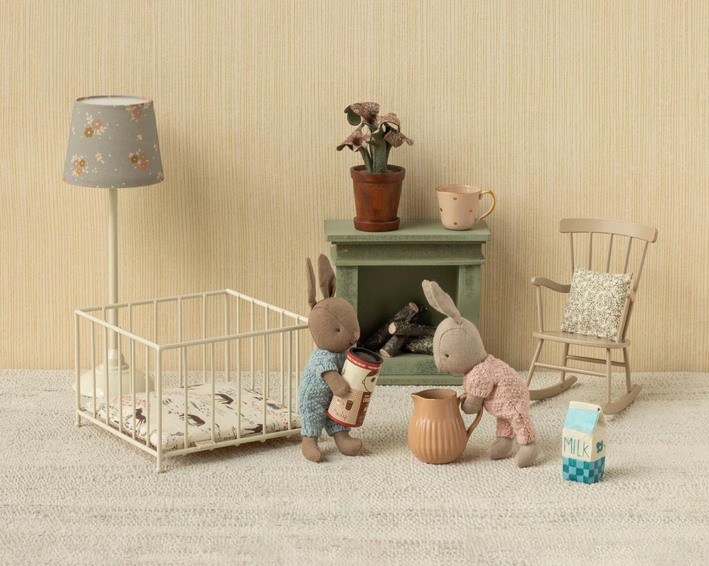 floor lamp, miniature - sand