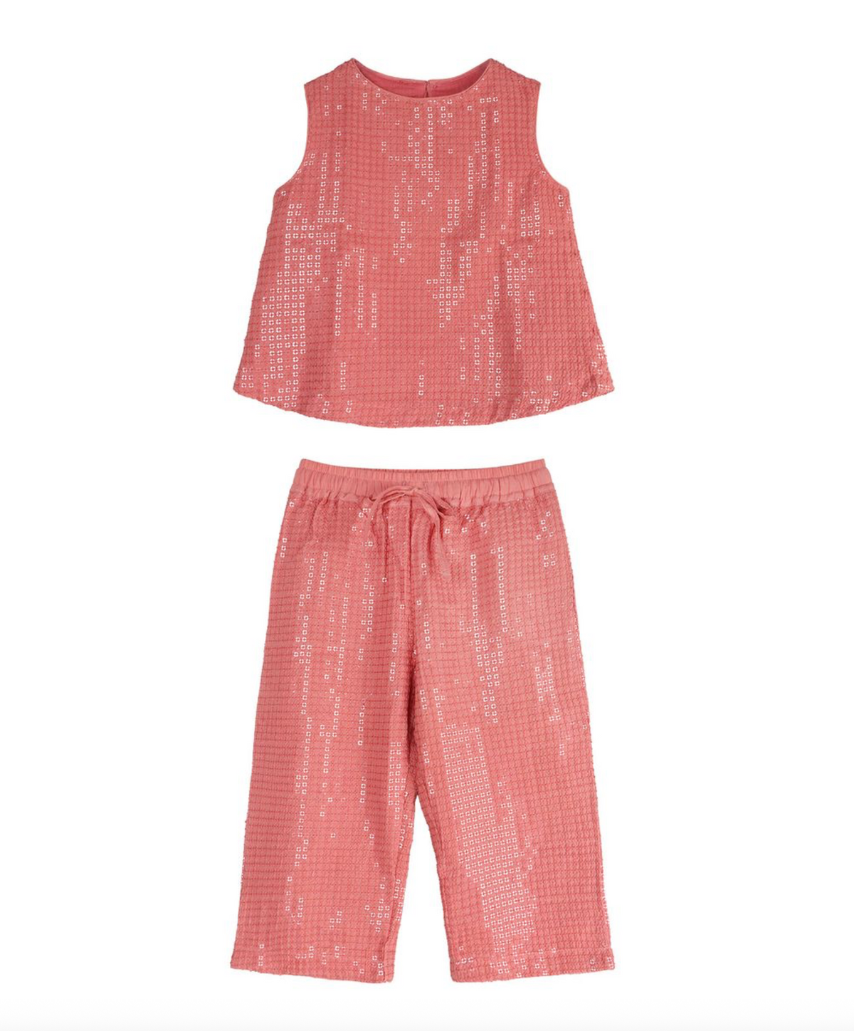 Coral Twinkle Top & Pants