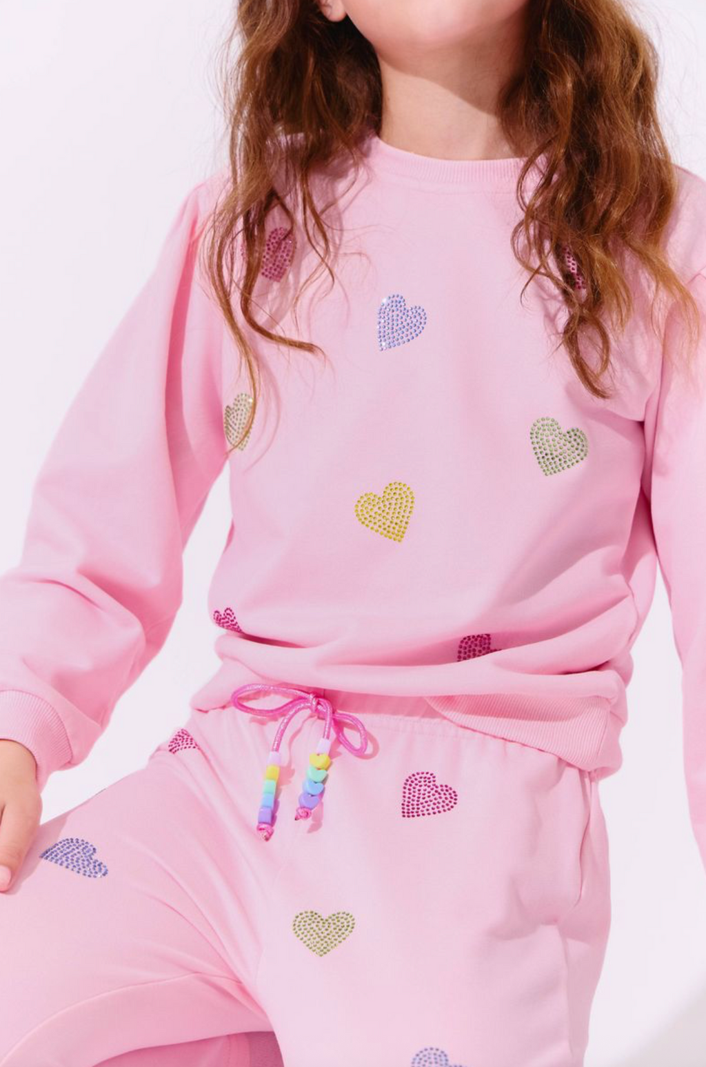Pink Crystal Heart Set