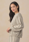 women's oversized sweatshirt in sage