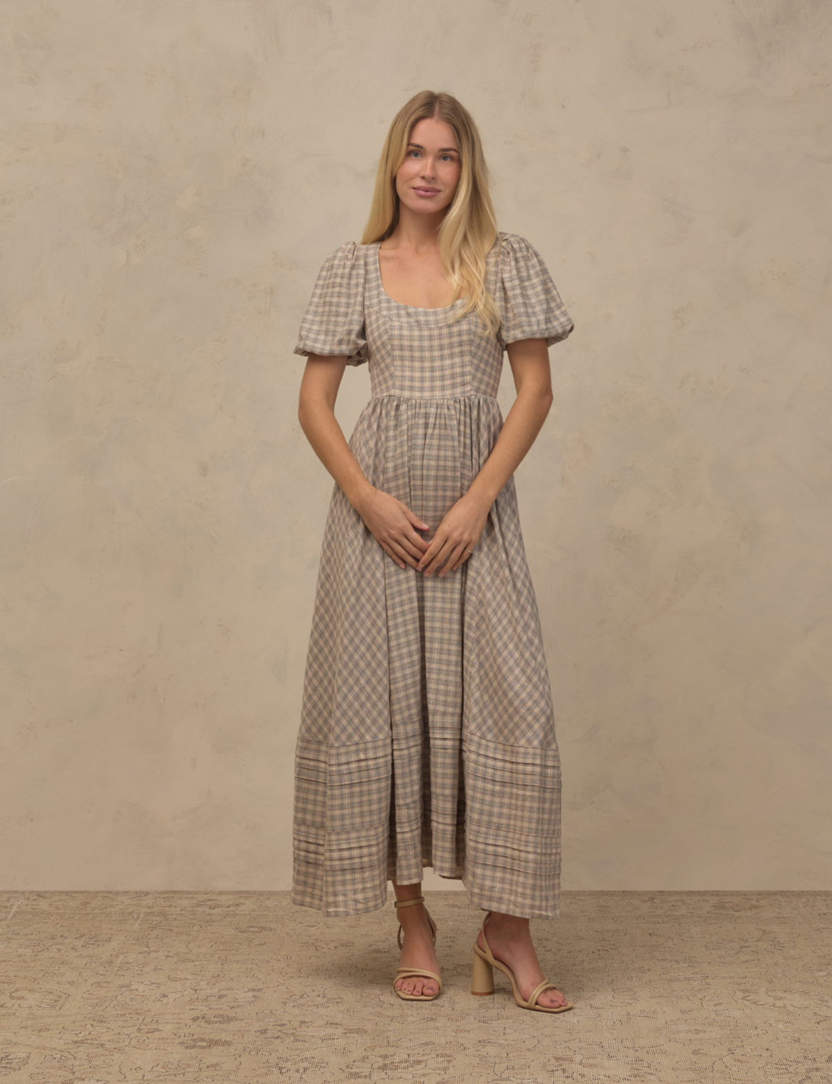 Women's Maggie Dress in Fall Plaid