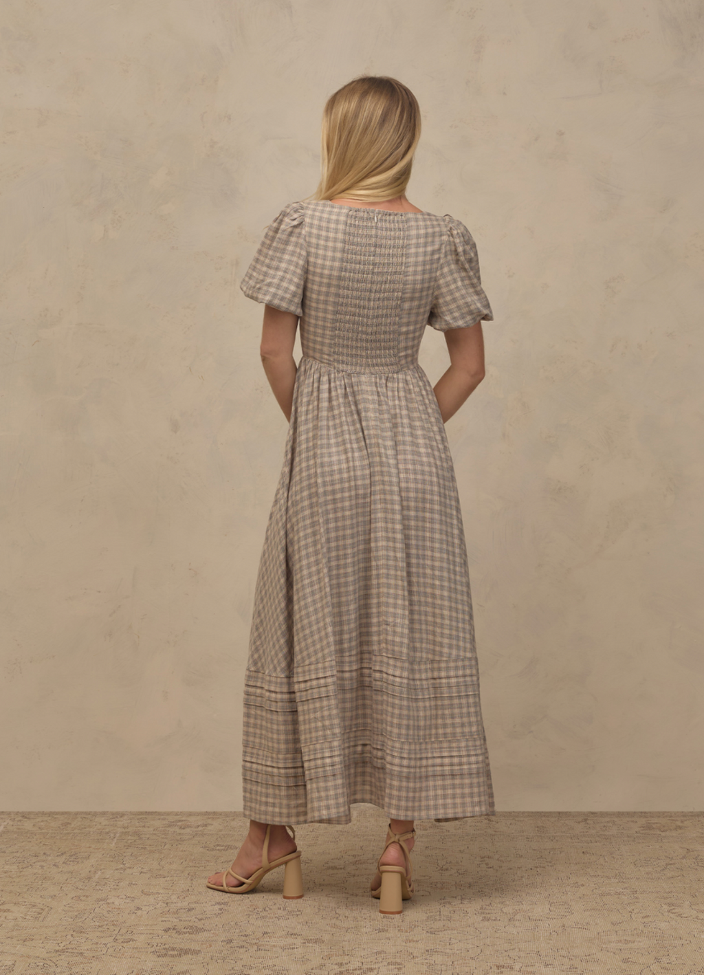 Women's Maggie Dress in Fall Plaid