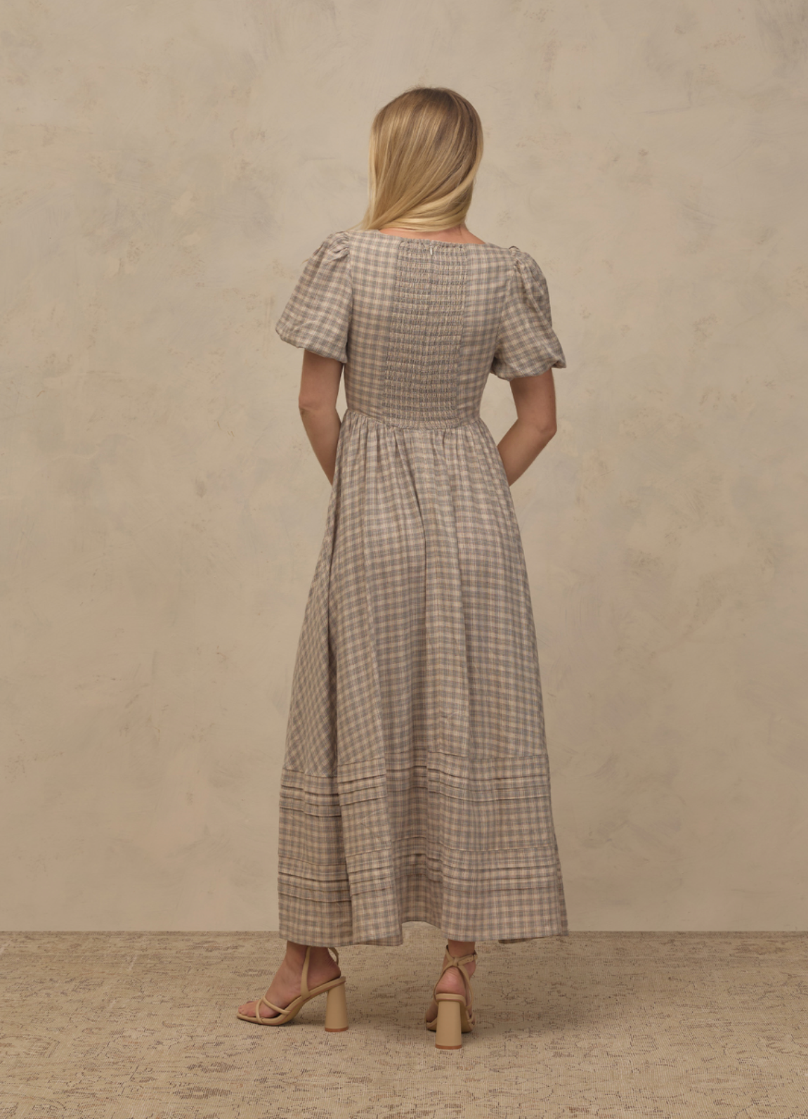 Women's Maggie Dress in Fall Plaid