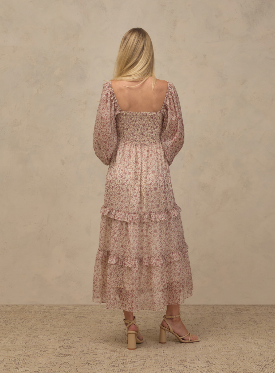 Women's Jade Dress in Harvest Bloom