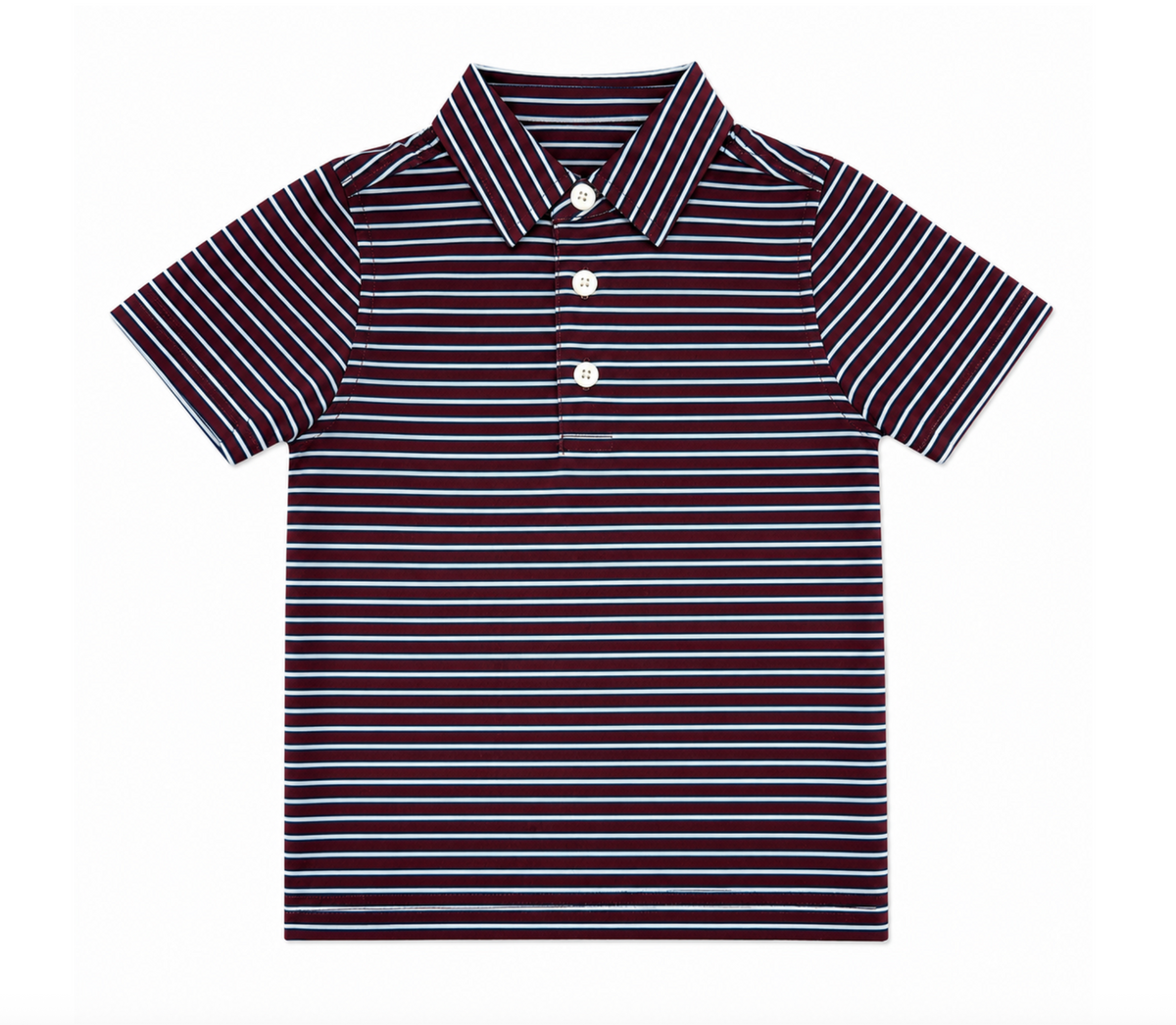 Maroon and Navy Heritage Polo