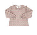evelyn long sleeve blouse in autumn garden