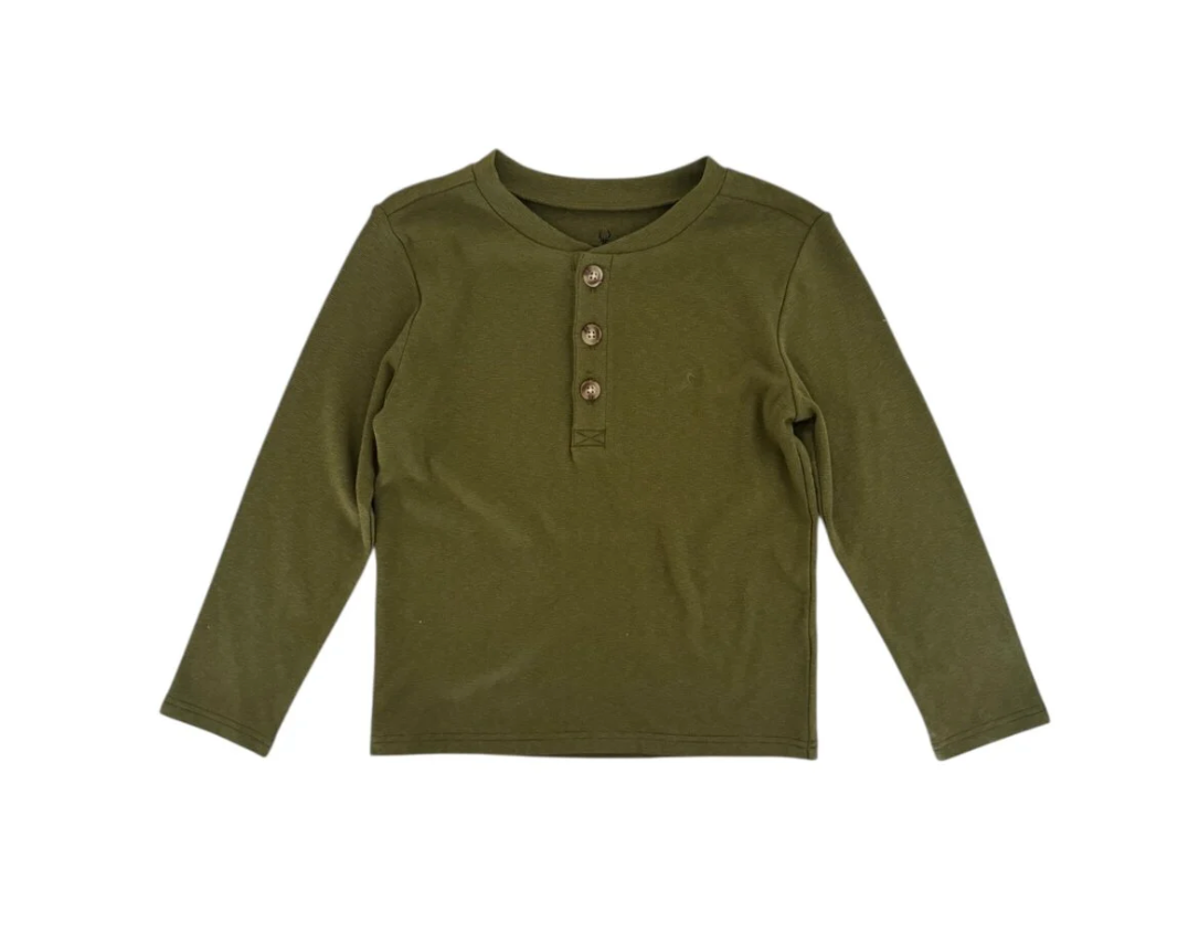 Cody Henley Long Sleeve Shirt ll moss