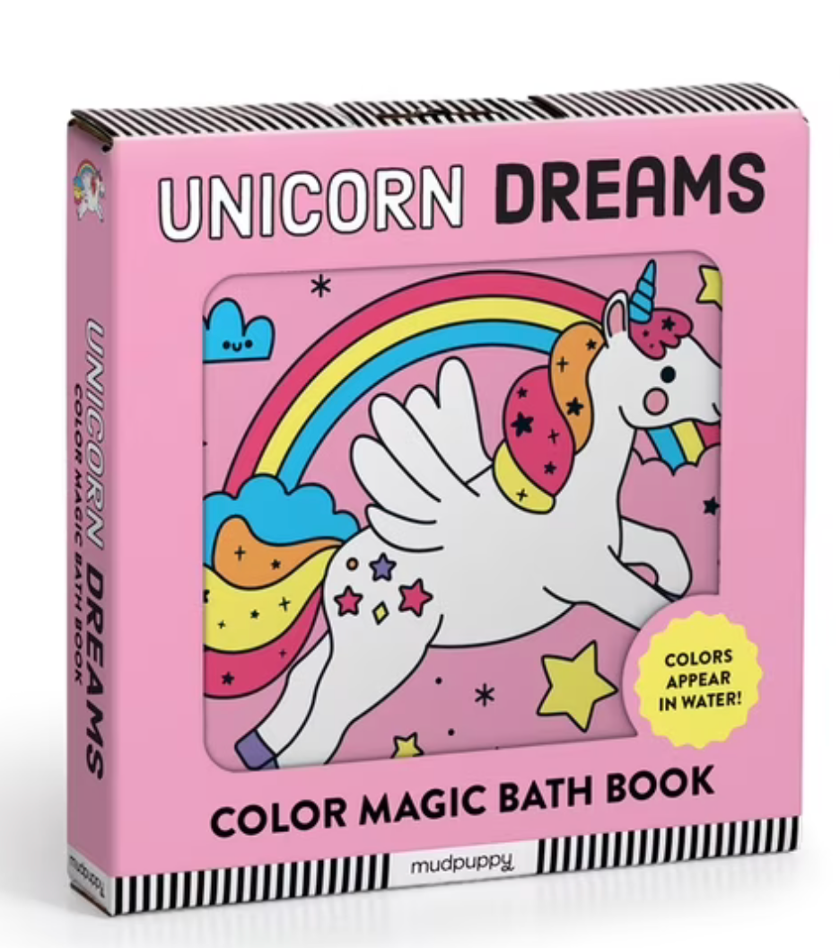 unicorn dreams color magic bath book