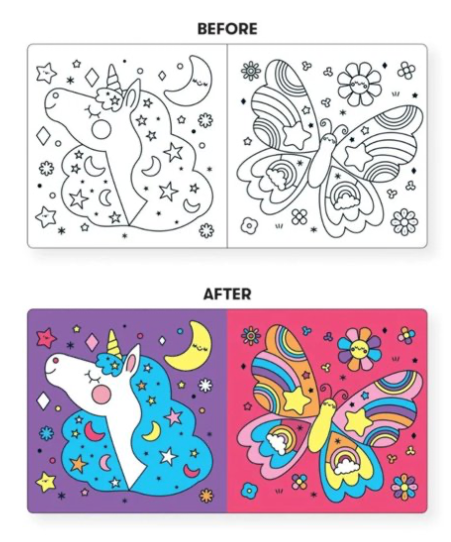 unicorn dreams color magic bath book