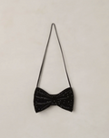 black bow rhinstone purse
