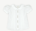 vintage blouse, in white batiste holly