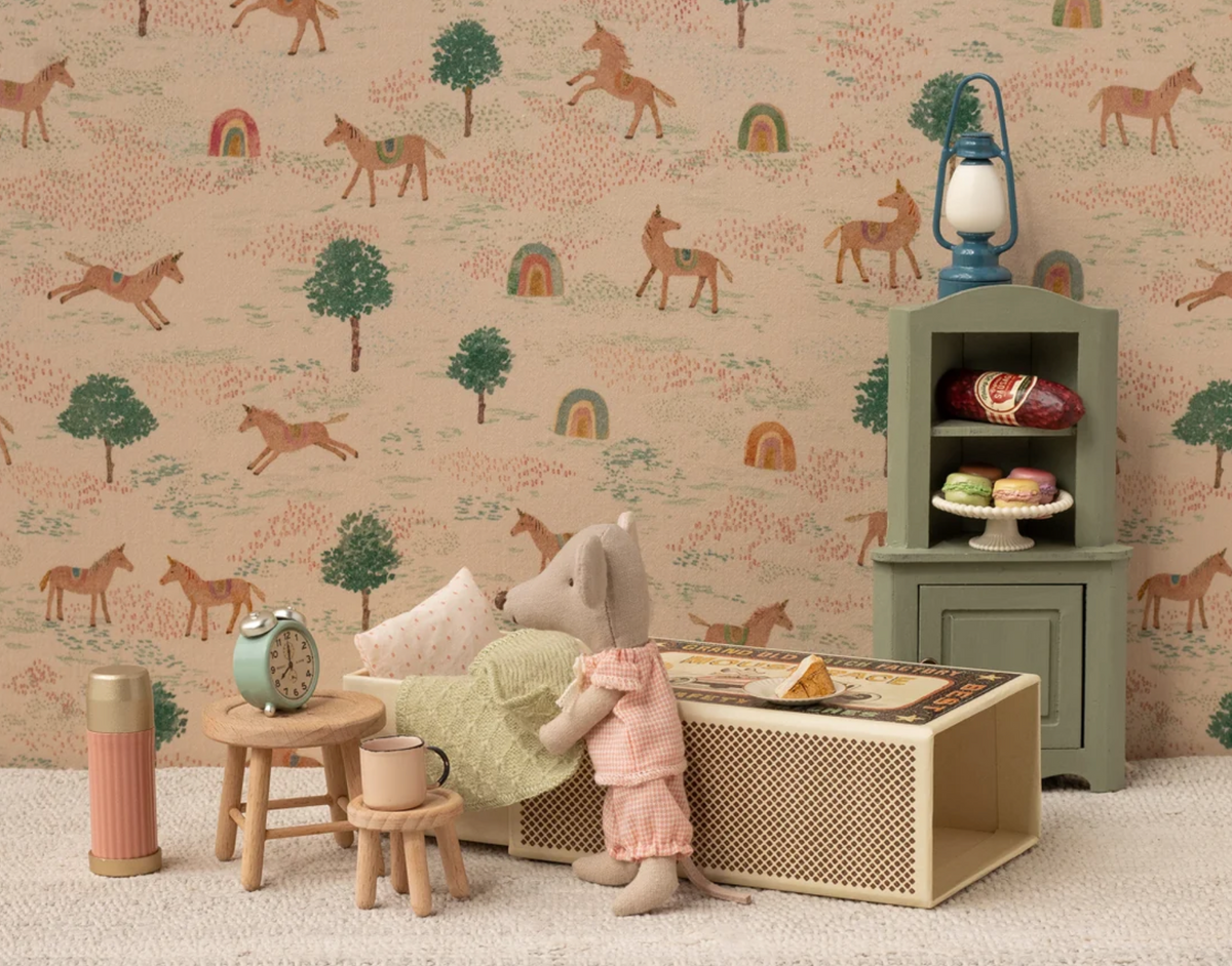 little sister mouse in matchbox